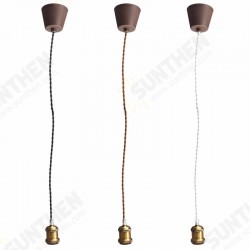 E26/E27 Retro Edison Copper Ceiling Pendent Light Base Bulb Cord Grip Holder Socket AC 110V-220V E26/E27 Retro Edison Copper Ceiling Pendent Light Base Bulb Cord Grip Holder Socket AC 110V-220V