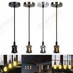 E26/E27 Retro Pendant Light Cafe Living Room Ceiling Lamp Bulb Adapter Holder Socket Base E26/E27 Retro Pendant Light Cafe Living Room Ceiling Lamp Bulb Adapter Holder Socket Base