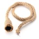E27 1M Single Head Industrial Pendant Retro Vintage Edison Rope Ceiling Lamp Holder E27 1M Single Head Industrial Pendant Retro Vintage Edison Rope Ceiling Lamp Holder