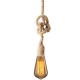 E27 1M Single Head Industrial Pendant Retro Vintage Edison Rope Ceiling Lamp Holder E27 1M Single Head Industrial Pendant Retro Vintage Edison Rope Ceiling Lamp Holder
