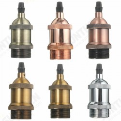 E27 Retro Vintage Antique Edison DIY Copper Lamp Light Bulb Holder Socket E27 Retro Vintage Antique Edison DIY Copper Lamp Light Bulb Holder Socket