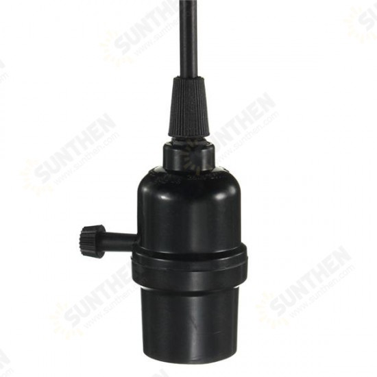 E27 Screw Hang Lamp Holder Ceiling Pendant Vintage Industrial Light with Cable Wire AC 110-240V E27 Screw Hang Lamp Holder Ceiling Pendant Vintage Industrial Light with Cable Wire AC 110-240V