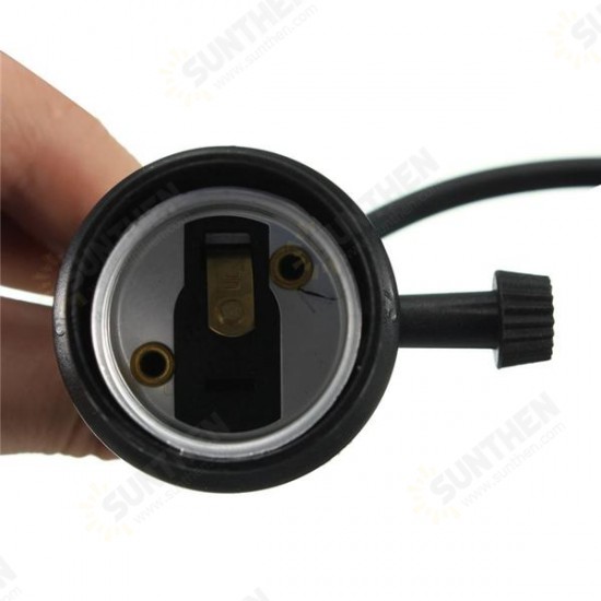 E27 Screw Hang Lamp Holder Ceiling Pendant Vintage Industrial Light with Cable Wire AC 110-240V E27 Screw Hang Lamp Holder Ceiling Pendant Vintage Industrial Light with Cable Wire AC 110-240V