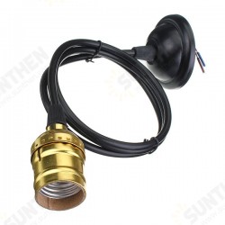 E27 Socket Edison Retro Pendant Lamp Holder Without Switch 110-220V E27 Socket Edison Retro Pendant Lamp Holder Without Switch 110-220V