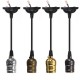 E27 Socket Edison Retro Pendant Lamp Holder Without Switch 110-220V