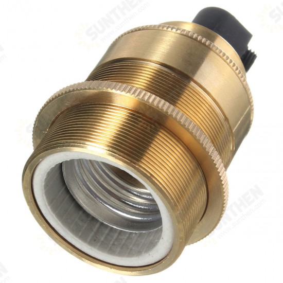 E27 Vintage Copper Edison Light Bulb Adapter Lamp Holder for Pendant Lighting AC110-250V E27 Vintage Copper Edison Light Bulb Adapter Lamp Holder for Pendant Lighting AC110-250V