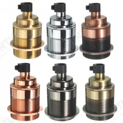E27 Vintage Copper Edison Light Bulb Adapter Lamp Holder for Pendant Lighting AC110-250V E27 Vintage Copper Edison Light Bulb Adapter Lamp Holder for Pendant Lighting AC110-250V