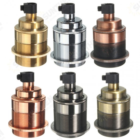 E27 Vintage Copper Edison Light Bulb Adapter Lamp Holder for Pendant Lighting AC110-250V E27 Vintage Copper Edison Light Bulb Adapter Lamp Holder for Pendant Lighting AC110-250V