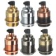 E27 Vintage Copper Edison Light Bulb Adapter Lamp Holder for Pendant Lighting AC110-250V