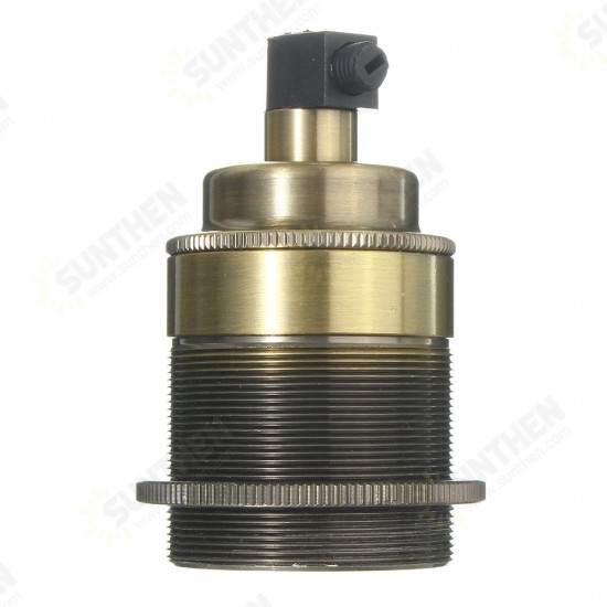 E27 Vintage Copper Edison Light Bulb Adapter Lamp Holder for Pendant Lighting AC110-250V E27 Vintage Copper Edison Light Bulb Adapter Lamp Holder for Pendant Lighting AC110-250V