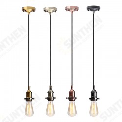 E27 Vintage Loft Metal Ceiling Pendant Lamp Hanging Light Holder Socket E27 Vintage Loft Metal Ceiling Pendant Lamp Hanging Light Holder Socket