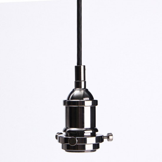 E27 Vintage Loft Metal Ceiling Pendant Lamp Hanging Light Holder Socket