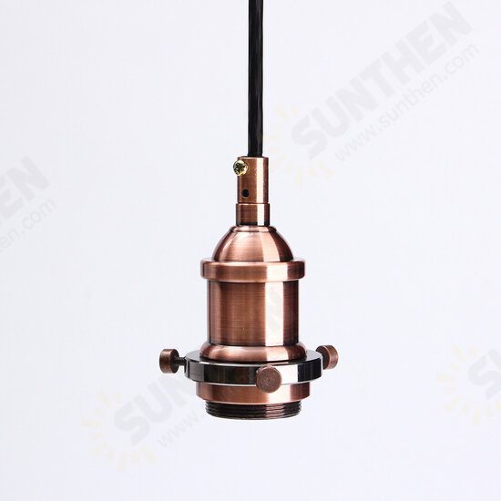 E27 Vintage Loft Metal Ceiling Pendant Lamp Hanging Light Holder Socket