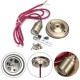E27/E26 2M Vintage Fabric Cable Pendant Light Filament Lamp Bulb Holder Socket E27/E26 2M Vintage Fabric Cable Pendant Light Filament Lamp Bulb Holder Socket
