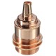 E27/E26 Copper Retro Edison Light Lamp Bulb Holder Socket Shade Rings Cord Grip