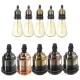 E27/E26 Copper Vintage Edison Light Lamp Bulb Holder Socket Shade Ring Cord Grip E27/E26 Copper Vintage Edison Light Lamp Bulb Holder Socket Shade Ring Cord Grip