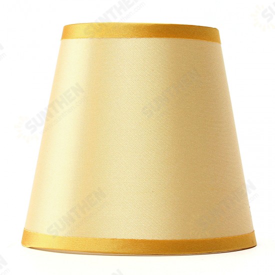 Fabric Chandelier Hanging Lampshade Holder Clip on Sconce Bedroom Beside Bed Lamp Light