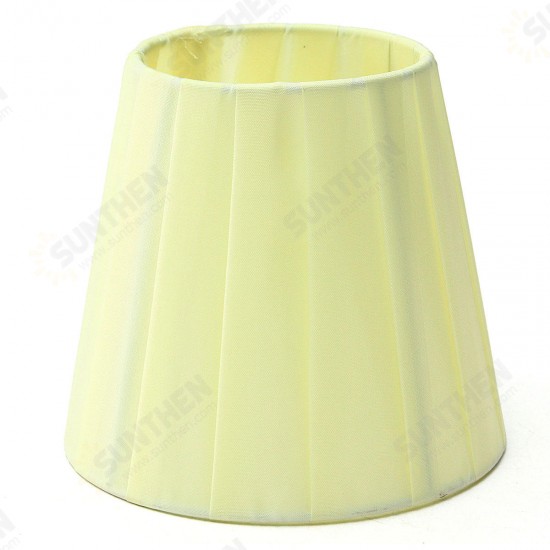 Fabric Chandelier Lampshade Holder Clip on Sconce Bedroom Beside Bed Lamp Hanging Light