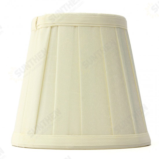 Fabric Chandelier Lampshade Holder Clip on Sconce Bedroom Beside Bed Lamp Hanging Light