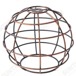 Iron Vintage Ceiling Light Fitting Lamp Bulb Sphere Shape Cage Bar Cafe Lampshade Iron Vintage Ceiling Light Fitting Lamp Bulb Sphere Shape Cage Bar Cafe Lampshade