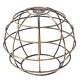 Iron Vintage Ceiling Light Fitting Lamp Bulb Sphere Shape Cage Bar Cafe Lampshade