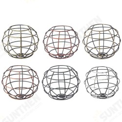 Iron Vintage Ceiling Light Fitting Lamp Bulb Sphere Shape Cage Bar Cafe Lampshade Iron Vintage Ceiling Light Fitting Lamp Bulb Sphere Shape Cage Bar Cafe Lampshade