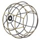 Iron Vintage Ceiling Light Fitting Lamp Bulb Sphere Shape Cage Bar Cafe Lampshade