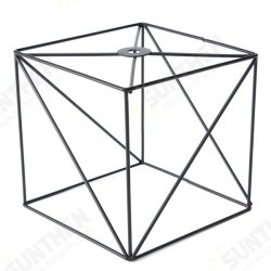 Iron Vintage Ceiling Light Fitting Lamp Bulb Square Cage Bar Cafe Lampshade Iron Vintage Ceiling Light Fitting Lamp Bulb Square Cage Bar Cafe Lampshade