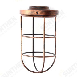 Iron Vintage Ceiling Pendant Light Lamp Cover Long Shape Cage Bar Cafe Lampshade Iron Vintage Ceiling Pendant Light Lamp Cover Long Shape Cage Bar Cafe Lampshade