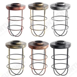 Iron Vintage Ceiling Pendant Light Lamp Cover Long Shape Cage Bar Cafe Lampshade Iron Vintage Ceiling Pendant Light Lamp Cover Long Shape Cage Bar Cafe Lampshade