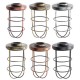 Iron Vintage Ceiling Pendant Light Lamp Cover Long Shape Cage Bar Cafe Lampshade