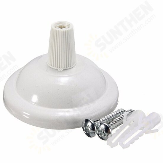 New Ceiling Rose Hook Plate DIY LED Bulb Wire Suck Pendant light Fitting Chandelier