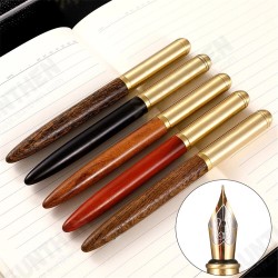 0.7mm Nib Wood Fountain Pen Ink Classic Metal Wood Pen Calligraphy Writing Business Gifts Stationery Office School Supplies 0.7mm Nib Wood Fountain Pen Ink Classic Metal Wood Pen Calligraphy Writing Business Gifts Stationery Office School Supplies