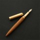 0.7mm Nib Wood Fountain Pen Ink Classic Metal Wood Pen Calligraphy Writing Business Gifts Stationery Office School Supplies