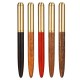 0.7mm Nib Wood Fountain Pen Ink Classic Metal Wood Pen Calligraphy Writing Business Gifts Stationery Office School Supplies