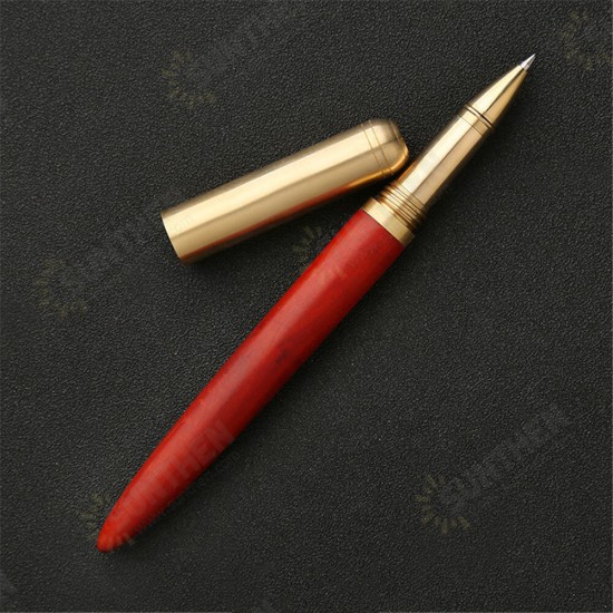 0.7mm Nib Wood Fountain Pen Ink Classic Metal Wood Pen Calligraphy Writing Business Gifts Stationery Office School Supplies