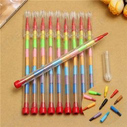 10Pcs Colored Crayons Pencil Set 10 Colors Combination Wax Nontoxic Kid Filler For Children Students 10Pcs Colored Crayons Pencil Set 10 Colors Combination Wax Nontoxic Kid Filler For Children Students