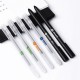 10pcs/box Gel Pens 0.5mm Frosted and quick-drying Business Writing Signing Pens Office School Supplies Students Stationery