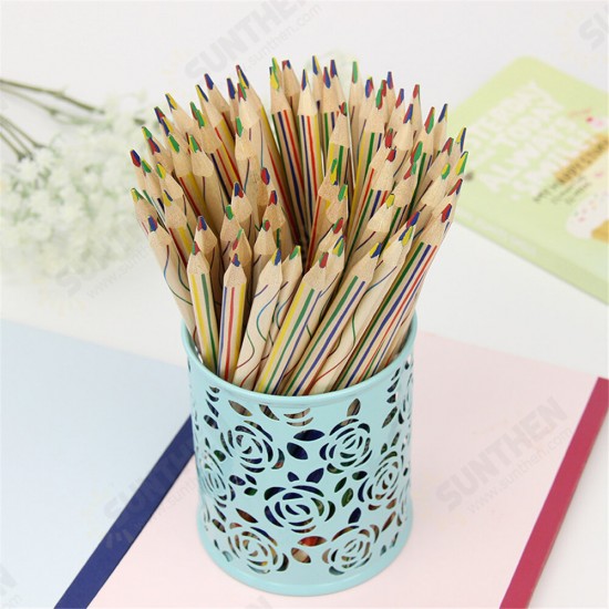 10pcs/set Rainbow Pencil Set Color Painting Pencil For Kid Graffiti Drawing Material Escolar Office School Supplies