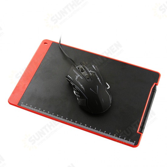 12 Inch LCD Update Multi Function Writing Tablet 3 in 1 Mouse Pad Ruler Drawing Doodle Board Handwriting Pads