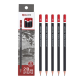 12 Pcs 2B/3B/4B/5B Art Pencil Soft Medium Hard Carbon Pen Office School Drawing Pencil
