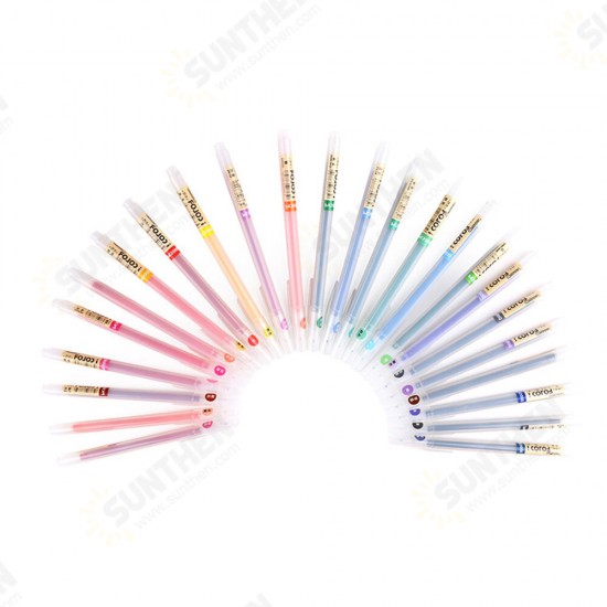 12/24/36 Colors Watercolor Pen Painting Hand Pen Gel Pen 0.3mm Art Pen Set Office School Supplies