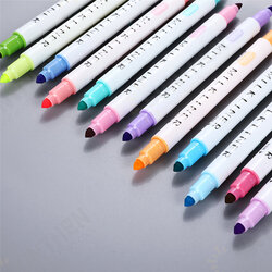 12pcs Highlighter Pen Set Double Head Fluorescent Marker Watercolor Pen Business Office Writing Drawing Supplies 12pcs Highlighter Pen Set Double Head Fluorescent Marker Watercolor Pen Business Office Writing Drawing Supplies