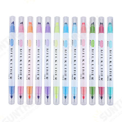 12pcs Highlighter Pen Set Double Head Fluorescent Marker Watercolor Pen Business Office Writing Drawing Supplies 12pcs Highlighter Pen Set Double Head Fluorescent Marker Watercolor Pen Business Office Writing Drawing Supplies