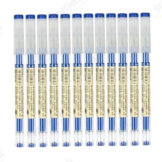 12pcs/set 31880 0.35mm Ballpoint Pen Stationery Writing Pen for Office School Kids Creative Birthday Gifts