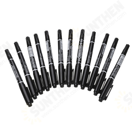 12pcs/set 89170 Marker Pen Mark Painting Small Permanent Pen