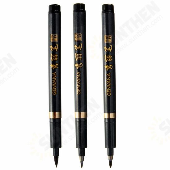 1Pcs Soft Brush Head Chinese Calligraphy Pen Writing Art Script Painting Brush Pen L/M/S Three Size