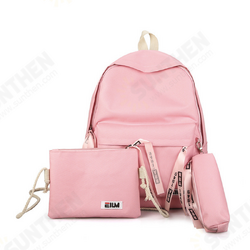 3 Pcs/Set Women Nylon Backpack Crossbody Bag Pencil Case Waterproof Teenage Girls School Stationery Supplies 3 Pcs/Set Women Nylon Backpack Crossbody Bag Pencil Case Waterproof Teenage Girls School Stationery Supplies