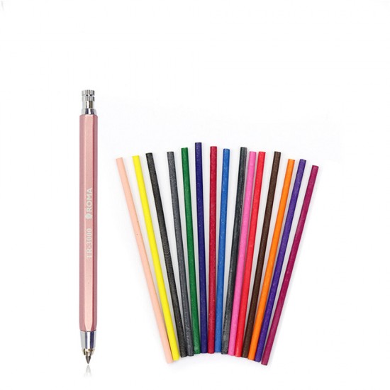 3.0 MM Automatic Pencil Erasable Color Lead With Portable Refill Sharpener Art Drawing Design Mechanical Color Lead