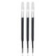 3pcs Smooth 0.5mm Blue Refills For Original Xiaomi Metal Signing Pen Replaceable Refill MiKuni Ink